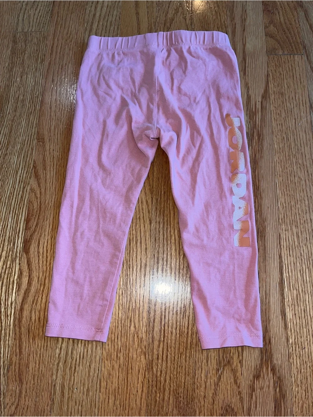 Air Jordan 2-Piece Set w/ Flower Hoodie and Matching Pink Leggings Size 3T